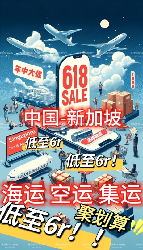 新加坡专线·赶上618末班车 海运/空运/集运送货到家~