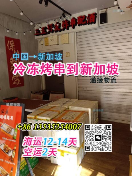 国内食品寄新加坡Singapore—冷冻烤串—海运/空运快至2天