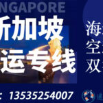 新加坡专线---平时寄东西到Singapore的海运首选国际物流